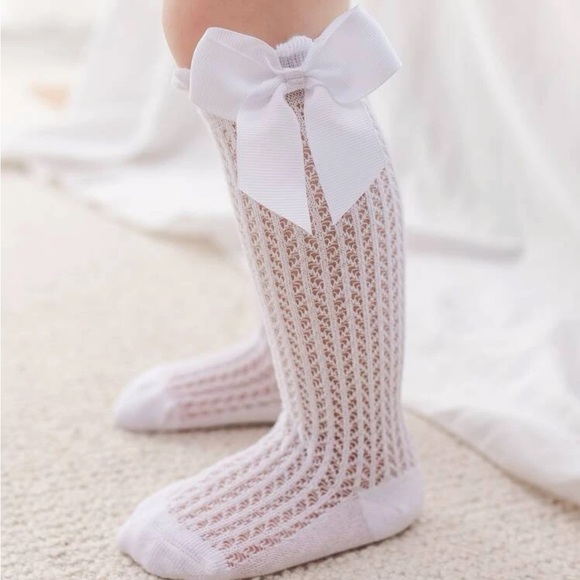 Bow decor over the calf socks - Picture 2 of 10